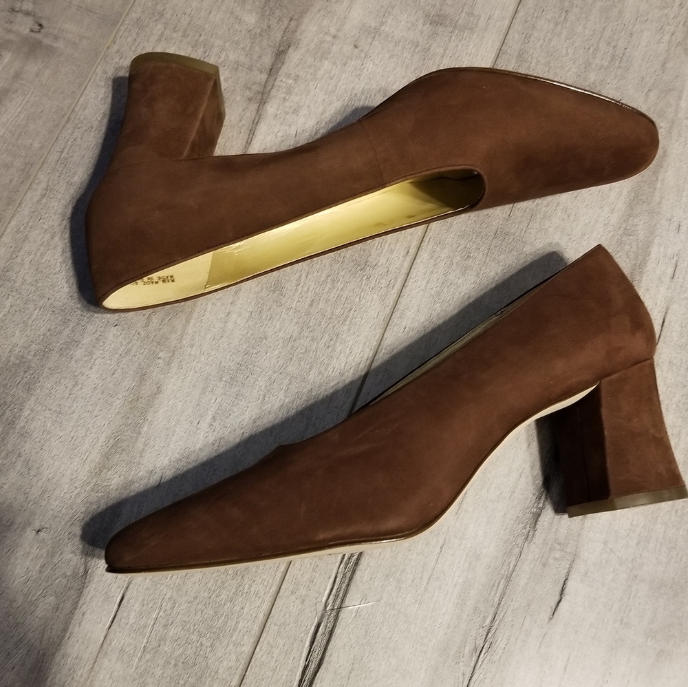 NINE WEST GENUINE LEATHER PUMPS SZ 9M